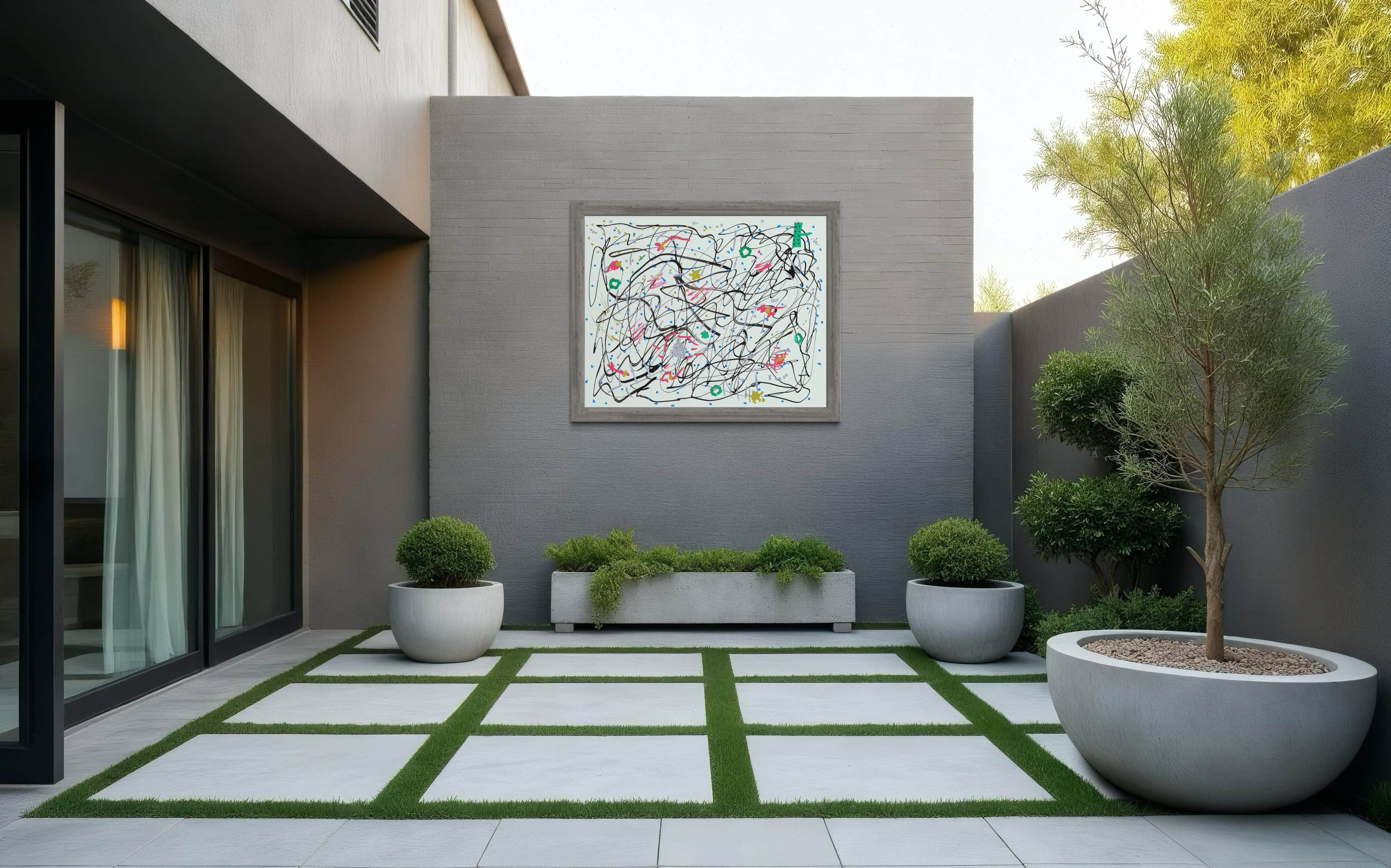 Abstract Art: Chromatic Cadence