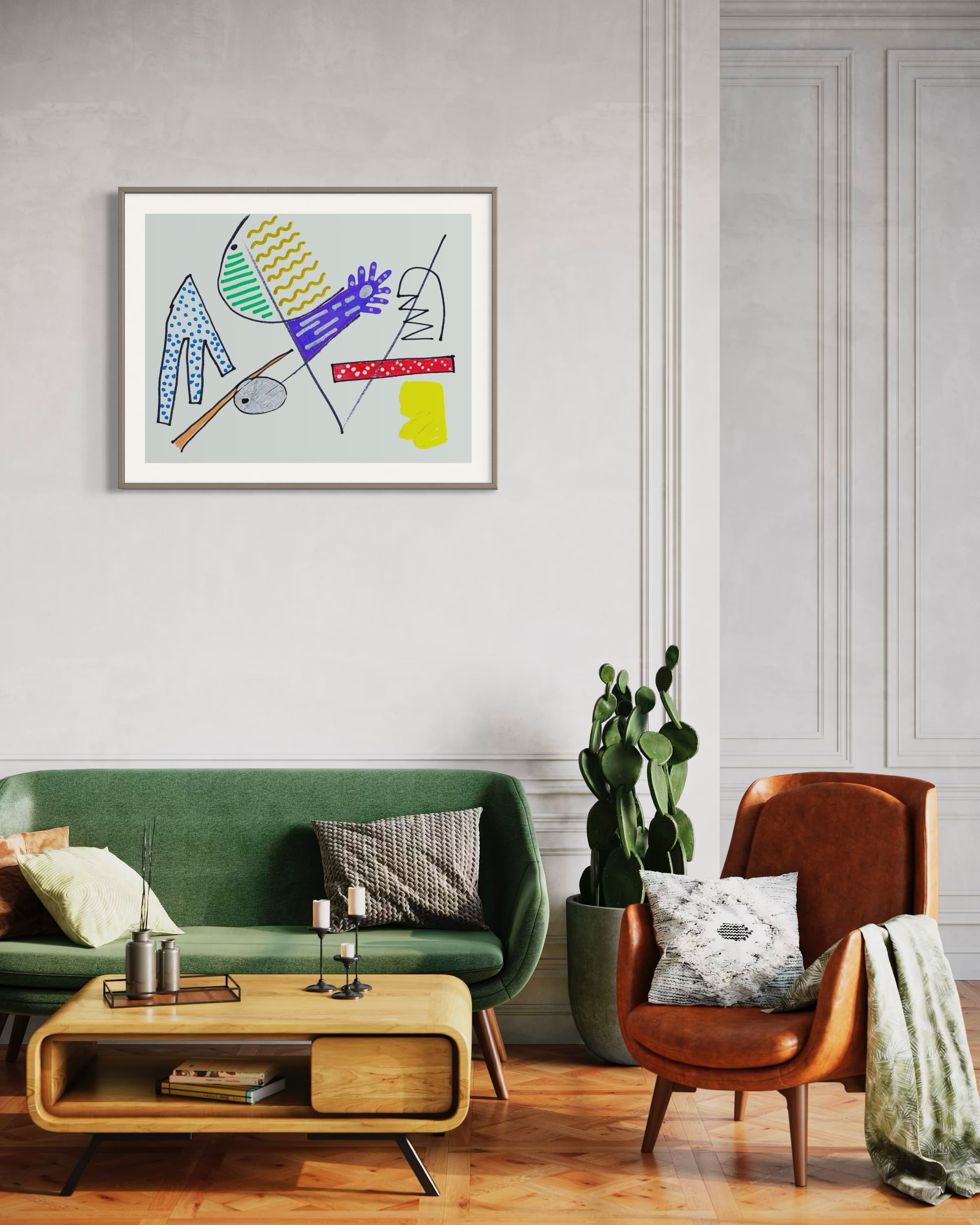 Abstract Art: Synthetic Serenity