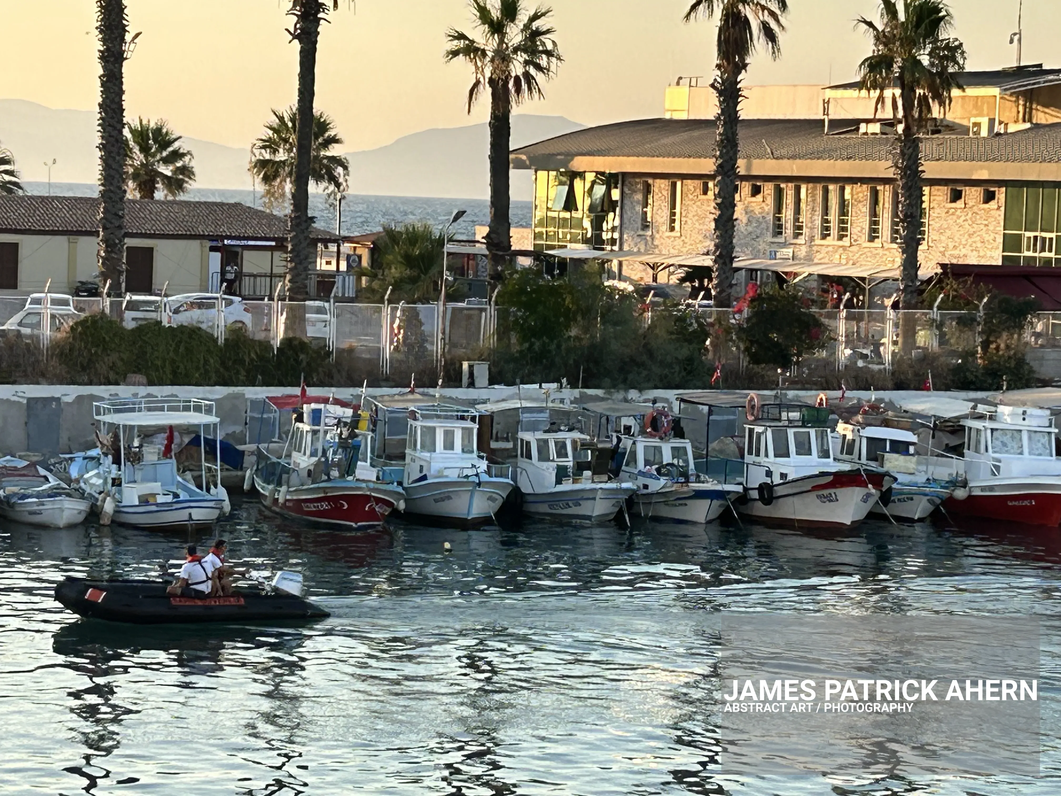 Harbor in Kusadasi, Turkey, 2024
